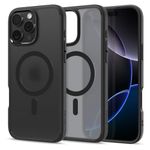 Spigen Ultra Hybrid Magfit Back Cover Case Compatible with iPhone 16 Pro Max (TPU + Poly Carbonate | Frost Black)