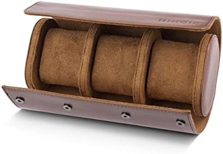 MINOIC Estuche para 3 Relojes - Caja de Viaje – Organizador para Hombre