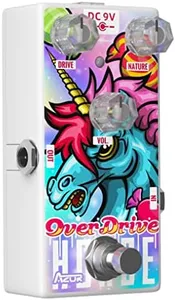 AZOR Overdrive Guitar Pedal, Horse Mini Overdrive Analog Effect Pedal for Electric Guitar Pedalboard True Bypass AP504