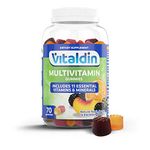 VITALDIN Adult Multivitamin Gummies – Food Supplement for Men & Women – 11 Vitamins & Minerals – 70 Chewable Gummies (1-Month Supply); Fruit Flavour – Vitality & Immune System Support – Gluten Free