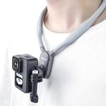 TELESIN Upgraded Long Magnetic Neck Mount Necklace Holder, Chest Shoulder Angle Support Lanyard Body Strap Attach for GoPro Max Hero 11 10 9 8 7 Insta360 X2 X3 DJI Action 2 3 Video Vlog Accessories