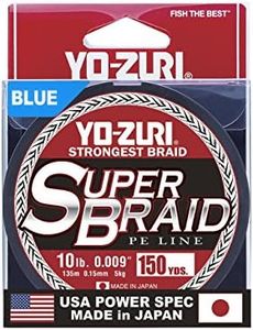 Yo-Zuri Super Braid 150 Yard Spool Blue 10 Pound Line