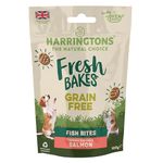 Harringtons Fresh Bakes Grain Free Baked Salmon Fish Bites Dog Treats 100g (Pack of 8) - Gently Oven Baked