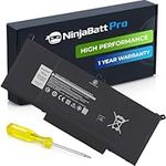 NinjaBatt Battery F3YGT for Dell Latitude 7480 7490 7280 7290 7380 7390 E7480 E7490 E7280 451-BBYE DM3WC DM6WC 2X39G KG7VF P29S002 P73G002 - High Performance [7.6V/60Wh]