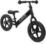 Lava Sport Balance Bike - Kids Lightweight Aluminum No Pedal Bike - Adjustable Handlebar and Seat for Toddler - Perfect Training Bike for Boys and Girls with Puncture Proof EVA Tires - Basalt Black