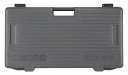 BOSS BCB-90X Large Guitar Effects Pedal Board And Case with Integrated Lid | Heavy-Duty Moulded Case with Junction Box, Customisable To Fit Up-To Ten Pedals