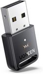 UGREEN Bluetooth 5.4 Adapter for PC, USB Bluetooth Dongle Receiver, EDR and BLE Modes, Long Range, Plug & Play, Mini-Sized, Supports Windows 11/10/8.1 for Controller, Headphone, Keyboard, Mouse etc.