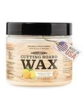 CLARK'S Cutting Board Finish Wax (6oz) | Enriched with Lemon & Orange Oils | Made with Natural Beeswax and Carnauba Wax | Butcher Block Wax