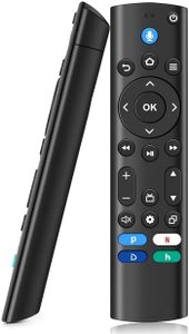 Voice Remote Control Replacement，for All Insignia/Toshiba/Pioneer/hisense/TCL Series Smart TVs, for fire Smart TVs (3rd Gen, Minimalist Design Design)