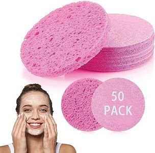 Compressed Facial Sponges For Daily Cleansing And Gentle Exfoliating, 100% Natural Cellulose Face Sponge Professional Cosmetic Spa Sponges For Removing Dead Skin, Dirt And Makeup