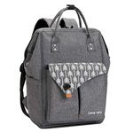 Lekesky Laptop Rucksack Bag15.6 Inch Computer Backpack School Bag for Travel Business College Women Men- Grey