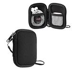 kwmobile Neoprene Case Compatible with in-ear Headphones - 6 x 9 cm Case with Zip - Black