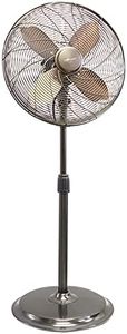 Ecohouzng 16 inch Oscillating Pedestal Fan, Brown, CT4400701SB