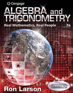 Algebra and Trigonometry : Real Mathematics, Real People