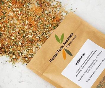 Herbal Teas Australia Organic 'IMMUNE' Tea 50gm - Organic Herbal Tea with Echinacea/min 100 cups from every packet