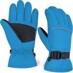 Tough Outdoors Kids Snow Gloves - Kids Winter Gloves - Kids Waterproof Insulated Gloves - Girls & Boys Winter Gloves - Kids Ski & Snowboarding Gloves - Children's Winter Gloves - Toddler Snow Gloves