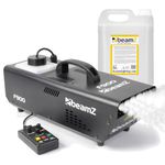 beamz F900 Fazer Haze Machine with 5L High-Density Fluid - Professional DJ Smoke Machine, Powerful Hazer Smoke Machine for Parties, Events, and Performances