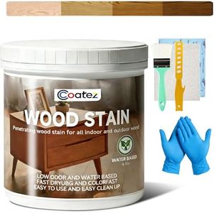COATEZ 16 Fl Oz Wood Stain and Sealer in One - Teak