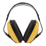 Soundproof Earmuffs for Adults Children Noise Canceling Hearing Protection Headphones Adjustable Padded Defender Noise Reduction Prevention Ear Protection Safety Earmuff Ear Protector Earplug (Yellow)