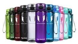 Super Sparrow Sports Water Bottle - 750ml - Non-Toxic BPA Free & Eco-Friendly Tritan Co-Polyester Plastic - For Running, Gym, Yoga, Outdoors and Camping