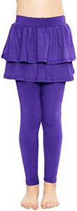 Girl's Skater Skirt with Built in Leggings Purple Medium