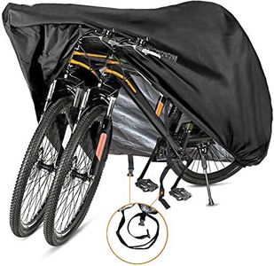 Szblnsm Bike Cover for 1, 2 or 3 Bikes Outdoor Waterproof Bicycle Covers 420D Heavy Duty Ripstop Material Offers Constant Protection for All Types of Bicycles All Through The 4 Seasons