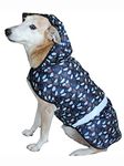 Lana Paws Walking in The Rain Printed Dog Raincoat for Extra-Extra Large Dogs, Labradors, Golden Retrievers, German Shepherd, Rottweiler & Similar