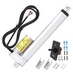 RVMARINEPAT 1000N 12 Volt Linear Actuator 8 Inch Stroke 200MM Heavy Duty Linear Motion Actuator with Reverse Polarity Switch 12V IP54 Waterproof Actuator