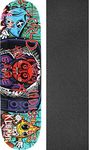 World Industries Skateboards Kevin Klemme Saw Boys Skateboard Deck - 8.25" x 32" with Mob Grip Perforated Black Griptape - Bundle of 2 Items