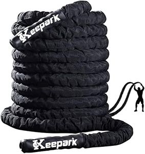 Battle Rope,Weighted Jump Rope,Exercise Rope 1.26 inch,Battle Rope 30ft,Heavy Exercise Rope Workout Rope,Weighted Jump Rope for Men Women