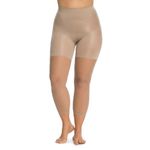 SPANX Power Capri - Body-Shaping Footless Pantyhose for Core Control - Adjustable Length - Comfortable Waistband - Nude - A