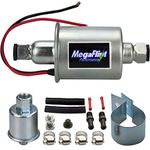 Megaflint+ E8012S 12V Universal Electric Fuel Pump Low Pressure 5-9 PSI For Gas Diesel Inline HEP-02A