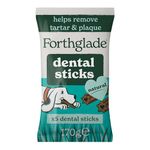 Forthglade Natural Dog Dental Sticks - Plant Based and Grain Free Dental Chews - 50 Sticks (10 x 170 g)