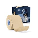 CureTape® Gentle | Kinesiology Tape For Hyper Sensitive Skin | Gentle Adhesion | 100% Hypoallergenic Water Resistant K Tape | For Thin Skin, Elderly or Children | Gentle To Remove | Medical KTape