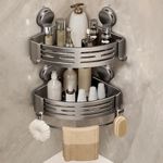 VOLPONE Corner Shower Caddy Suction
