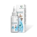 HEALTHY PETS HIGHEST QUALITY INGREDIENTS Dog Cat eye drops infection wash treatment antibiotic ointment gunky eye relief for Dogs & Cats dry eyes hayfever allergy lubricant solution