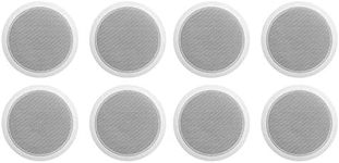 Rockville (8) CCL6T White 70V 6" Commercial Ceiling Speakers 4 Restaurant/Office