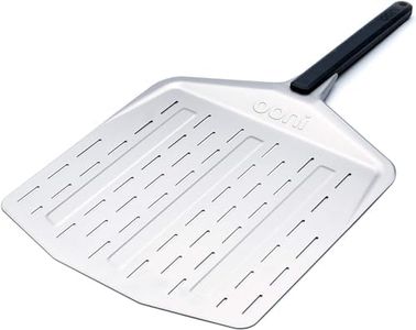 ooni 14” Perforated Pizza Peel – Metal Pizza Peel 14 Inch, Pizza Spatula Paddle, Lightweight Pizza Turning Peel with Long Handle, Pizza Oven Accessories, Pizza Tools, Rectangle Pizza Turner