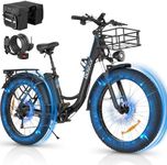 Bopzin Electric Bike for Adults 1500W, 36MPH, 48V 20Ah Removable Battery Commuter Bicycle 26" x 4" Fat Tire, 7-Speed Ebike