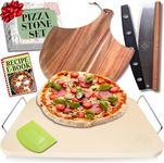 Pizza Stone for Oven and Grill Set 