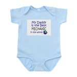 CafePress Best Mechanic In The World (Daddy) - Cute Infant Bodysuit Baby Romper