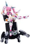 HiPlay NUKE MATRIX Plastic Model Kits: Cyber Forest Fantasy Girls, Remote Attack Battle Base Info Tactician, Lirly Bell, Mecha Musume, Anime Style 1:12 Scale Collectible Action Figures (60050)