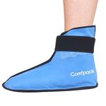 Comfpack Foot Ankle Ice Pack Wrap for Plantar Fasciitis, Reusable Hot Cold Therapy Ice Pack for Achilles Tendon, Foot Pain, Swelling, Chemo, Sprain, Heel Spur, Surgery