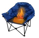 Cozy™ Ultimate Outdoor Heated Chair. Designed in Canada. includes 10,000 mAh Battery Pack. Insulated & Padded for Ultimate Comfort. Perfect for camping, backyard, watching kids sports.