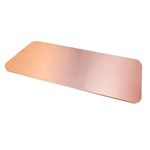 ART IFACT Pure 99.9% Copper Plate for Making 10 Liter Structured Water (3.5 X 8 inches - 0.5mm) Copper sheet with round corners (3.5 X 8 inch (For 10 Ltr))