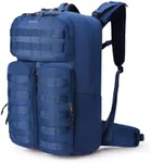 Blue Quartz 40L Hiking Backpack, Internal Frame Military Tactical Backpack with Molle System for Hiking Camping Backpacking Travelling Climbing Rucksack Daypack for Men Women