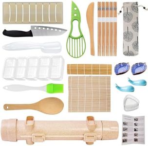 Sushi Making Kit, 23 Pcs Su shi Bazooka Roller Kit, The Most Comprehensive Sushi Tools for Beginners and Professionals