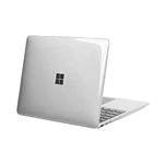 MOSISO Case Only Compatible with Microsoft Surface Laptop Go 3/2/1 12.4 inch 2023 2022 2020 Release (Models: 2013 & 1943), Protective Plastic Hard Shell Case Cover, Crystal Clear