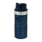 Stanley Classic Trigger Action Travel Mug 0.35L / 12OZ Nightfall – Leakproof Cup | Hot & Cold Thermos Bottle | Double Wall Vacuum Insulated Tumbler for Coffee, Tea & Water | BPA FREE Travel Flask