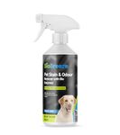 BioBreeze Pet Stain And Odour Remover Spray With Bio Enzymes Urine Carpet Cleaner Powerful Enzymatic Formula For Dogs & Cats Fresh Linen 500ml